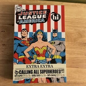 Hi Peach Layne, JLofA Calling All Superheroes Bath‎ Set, Bomb, Bubble Bath, More